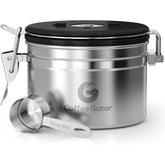 Coffee Gator contenedor cafe 11oz en acero inoxidable para frescura diaria