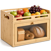 Coiesol caja para pan frontal mostrando capacidad y diseño elegante