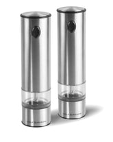 Cole & Mason Battersea molinillos eléctricos de sal y pimienta, 210 mm, listos para la mesa