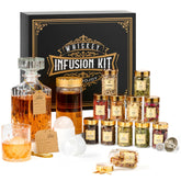 ComboJoy conjunto de infusión whisky botánicos para crear sabores personalizados en casa.