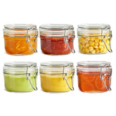 ComSaf botes de vidrio 4oz con tapa hermética para conservar frescura