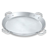 Concord Paellera de acero inoxidable 50 cm, superficie brillante para cocción uniforme.