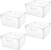 CONTROL KITCHEN cajas de almacenamiento transparentes para cocina, organizan utensilios y evitan desorden.