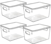 CONTROL KITCHEN contenedores plásticos transparentes con tapas para organización de despensa