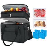 Coobiiya caja de almuerzo expandible vista general, ideal para trabajo o viaje diario