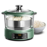 COOK WITH COLOR 3L olla arroz vidrio mini frontal, visión clara para vigilar la cocción