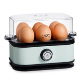 Cook with Color cocedor de huevos de 6-capacidad en encimera para desayunos rápidos.