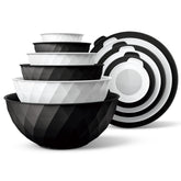 COOK WITH COLOR conjunto de 12 tazones apilables, ideal para preparar y almacenar comida
