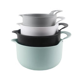 COOK WITH COLOR: tazones anidados con vertidores y asas para verter con control.