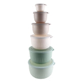 COOK WITH COLOR tazones-preparacion mentas con tapas, ideales para mezclar e medir ingredientes.