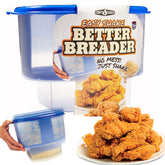 COOK'S CHOICE Breader Bowl tazon: rebozado uniforme sin ensuciar la encimera
