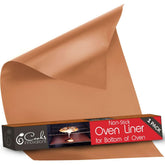 Cooks Innovations protector-horno-antiadherente-16-5x23, antiadherente para base del horno y limpieza rápida.