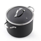 Olla Cooks Standard de 8 cuartos con tapa de vidrio, facilita vigilar la cocción