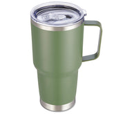 Cool Yoleb termo con mango ofrece agarre firme para llevar bebidas con comodidad.