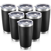 Vaso térmico Cool Yoleb 20 onzas con tapa para llevar bebidas.