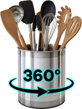 Cooler Kitchen porta-utensilios giratorio extra grande para acceso rápido a utensilios