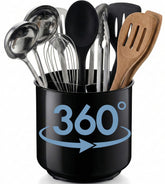 Cooler Kitchen porta-utensilios jumbo, diámetro 7, organiza cucharas y espátulas en la encimera.