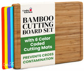 Cooler Kitchen tablas de corte de bambú: duraderas para uso diario en la cocina.