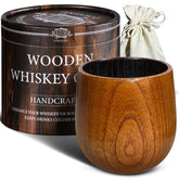 Vaso de whisky Coralogo con interior carbonizado para realzar aroma.