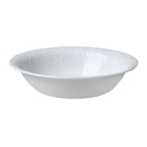Corelle Bella Faenza cuenco frontal, ideal para sopa o cereal con relieve floral.