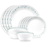 Conjunto Corelle Country Cottage con platos de cena, ligeros y duraderos para uso diario.