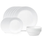 Corelle Livingware plato llano 26 cm, blanco Invierno-Escarcha, apto para microondas.