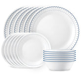 Corelle platos de cena de 10.25 pulgadas, ligeros y aptos para lavavajillas