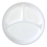 Corelle Winter Frost, plato dividido de 21,6 cm para porciones separadas y servicio diario.