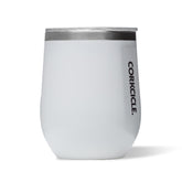 Corkcicle copa vino sin tallo 12 oz, blanco brillante, mantiene bebidas frias.