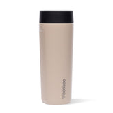 Corkcicle Taza de Viaje 17 oz, vista frontal, ideal para viaje diario.