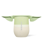 Vaso Corkcicle sin tallo de 12 oz mantiene bebidas frías para días calurosos.