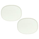 CorningWare F-2-PC tapa oval Frances White para conservar alimentos en refrigerador.