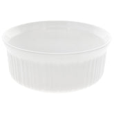 CorningWare FS1, fuente de horno redonda blanca, ideal para hornear y servir