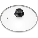 Tapa Corytao de cristal 8 pulgadas con mango: visibilidad clara para monitorear la cocción