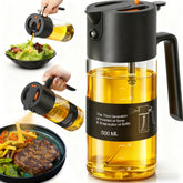 Costop 2 en 1, botella de aceite de vidrio para rociado uniforme.