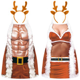 Cotwinter: dos delantales navideños, perfectos para parejas y fiestas.
