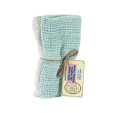 Toallas de Country Cottons en menta, suaves y absorbentes para uso diario en la cocina