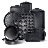 Country Kitchen-juego-horno-antiadherente-apilable: ahorro de espacio en la cocina.