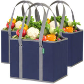 Creative Green Life: bolsas con estructura de caja que se mantiene ergonómica para cargar