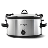 Crock-Pot Cook N Carry con tapa con seguro para viajes sin derrames.