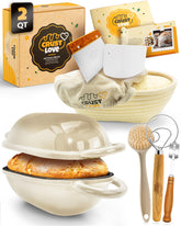 CRUSTLOVE Banneton: bandeja de fermentación para levado uniforme de la masa.
