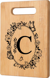 CryCarrot tabla personalizada con iniciales, regalo único para ocasiones especiales.