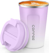 CS COSDDI vaso 355 ml aislado en acero inoxidable para bebidas calientes o frías.