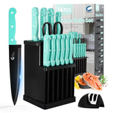 CuCut juego de cuchillos para cocina con bloque, preparación ordenada y segura