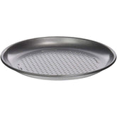 Cuisinart conjunto sartenes pizza mini gris acero, liberación fácil y horneado uniforme.