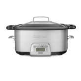 Cuisinart Cook Central 7 qt visto de frente, listo para cocinar sin estufa.