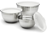 Cuisinart cuencos mezcladores de acero inoxidables, apilables para ahorrar espacio y facilitar almacenamiento