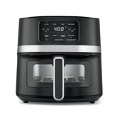 Cuisinart Freidora de aire AIR-160NAS frente para revisar la cocción.