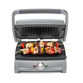 Cuisinart Griddler Compact – vista frontal para cocción rápida en casa.