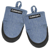 Guantes mini de horno Cuisinart con palma de neopreno antideslizante para un agarre seguro.